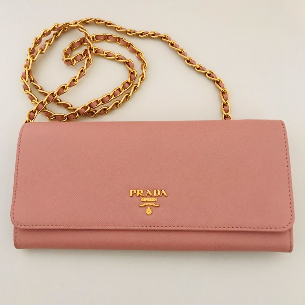 Prada Saffiano Wallet on Chain (WOC) bag